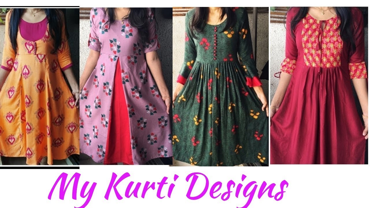 KrazzyKudy Women's Rayon Embroidered Straight Kurti Under 499 Designer  Attractive Look Women's Kurta (Small, Purple) : Amazon.in: Fashion