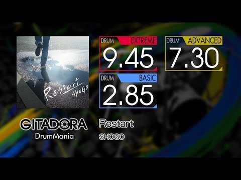 【GITADORA】 Restart (EXTREME ~ BASIC) Drum