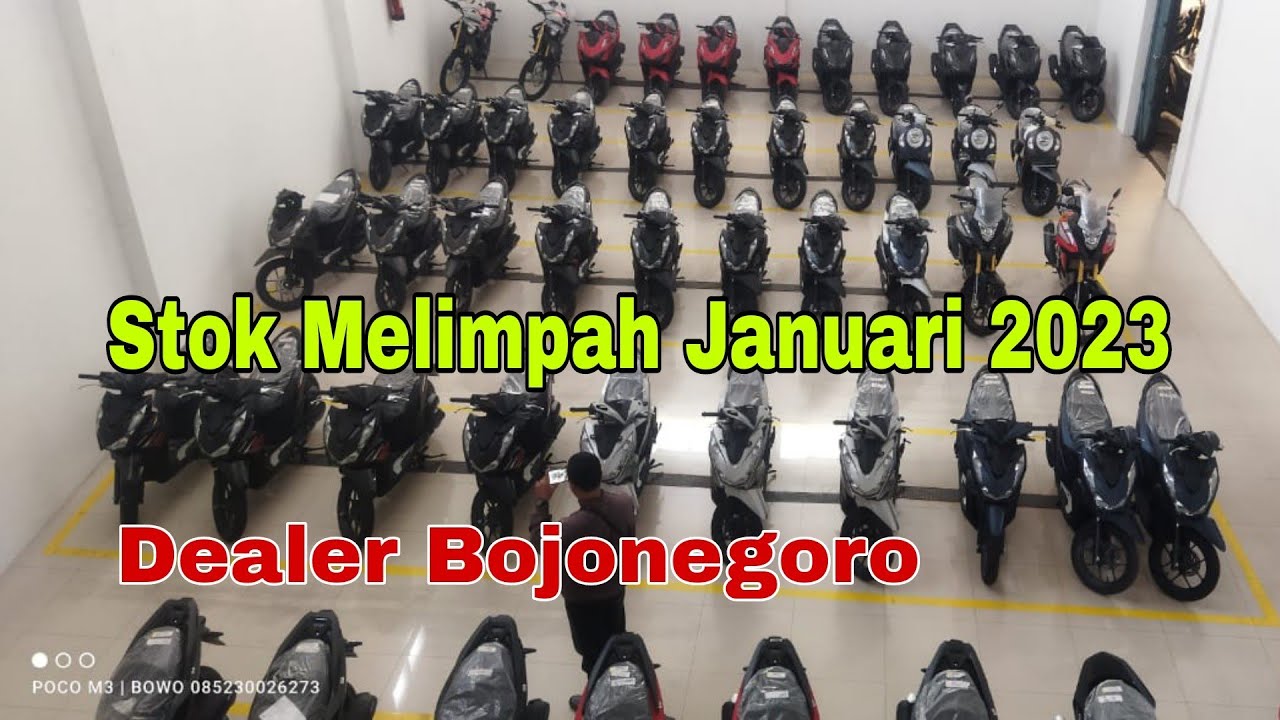 UPDATE STOK MOTOR HONDA Januari 2023 Di Dealer Honda Bojonegoro YouTube