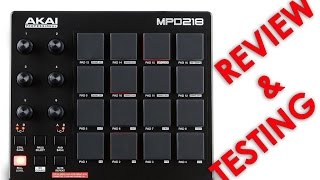 AKAI MPD218 Pad Controller REVIEW & TEST