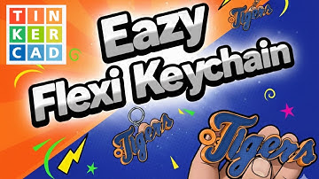 Make Amazing Keychains! SVG to Flexi using Tinkercad Easy Steps