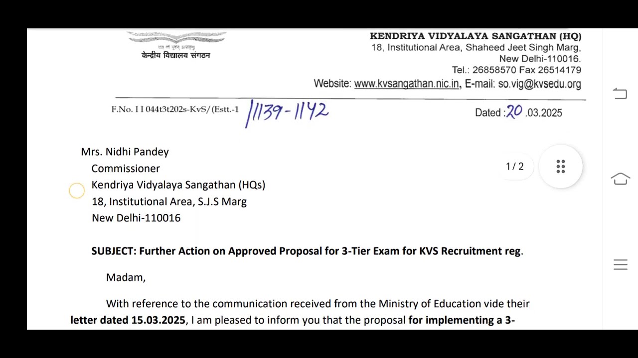 KVS Exam 3 TIER Recruitment Rules | KVS NEW Recruitment Rule 2025 @NaukriJobsNews