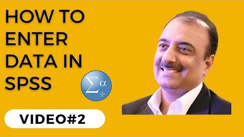How to enter data in SPSS | SPSS Tutorial | Video#2| Dr Muhammad Zaheer