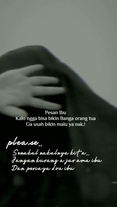 SLANK berkata.. PLEASE senakal-nakal kita jangan kurang ajar ama ibu. #fyp #fypシ