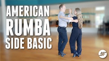 Basic Rumba Steps for Beginners 💃 | American Rumba Side Basic Step