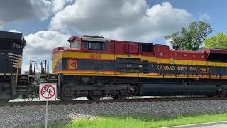NS 102 w/ KCSM SD70ACe trailing