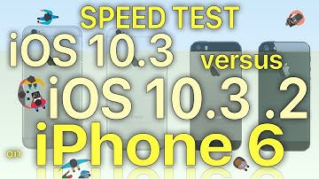 iPhone 6 : iOS 10.3 vs iOS 10.3.2 Beta 1 Speed / Performance Test Build 14F5065b