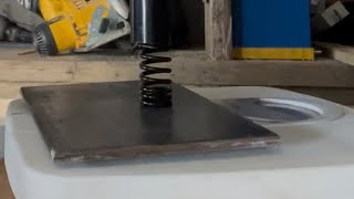 DIY Valve spring testing with shop press