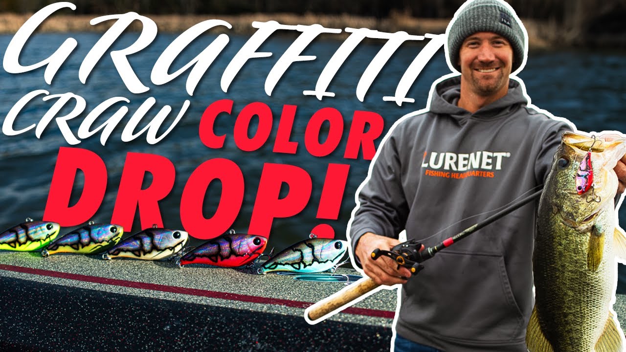 NEW Booyah Graffiti Craw Colors CRUSH Winter Bass!  (Lipless Crankbait Giants)