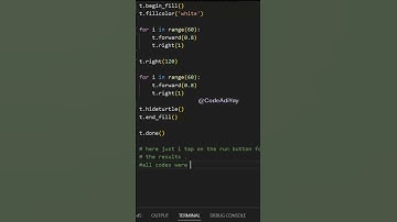 Apple logo in python | #shorts #viral