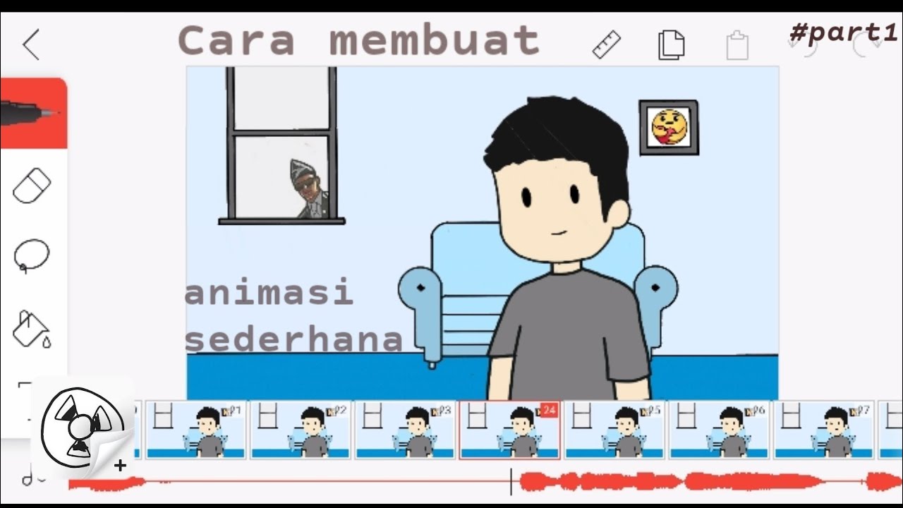 Cara membuat animasi  di flipaclip mudah  untuk  pemula 