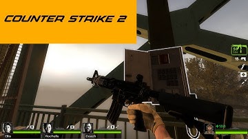 Counter Strike 2 M4A4 Rifle Gameplay Showcase Left 4 Dead 2