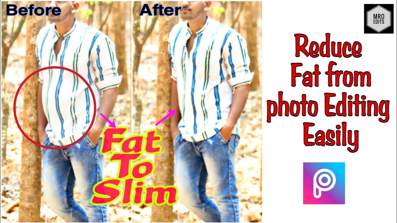 How to Edit fat to slim body in photo on Android