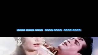 Tumne pukara aur hum chale aaye karaoke by Rajesh Gupta Movie Rajkumar