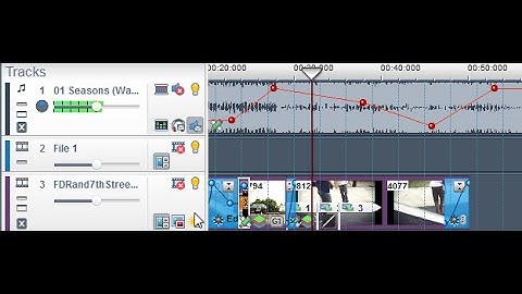 Control Audio Volume Levels Making a Video - trakaxPC 5 - Quality Windows Video Editing Software