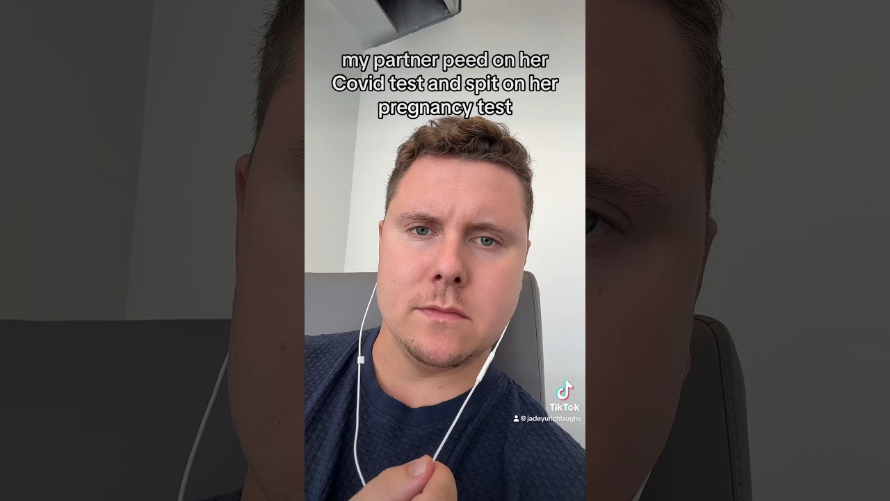 When she spit on her pregnancy test… 