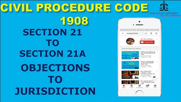 Section 21 to Section 21A Civil Procedure Code 1908