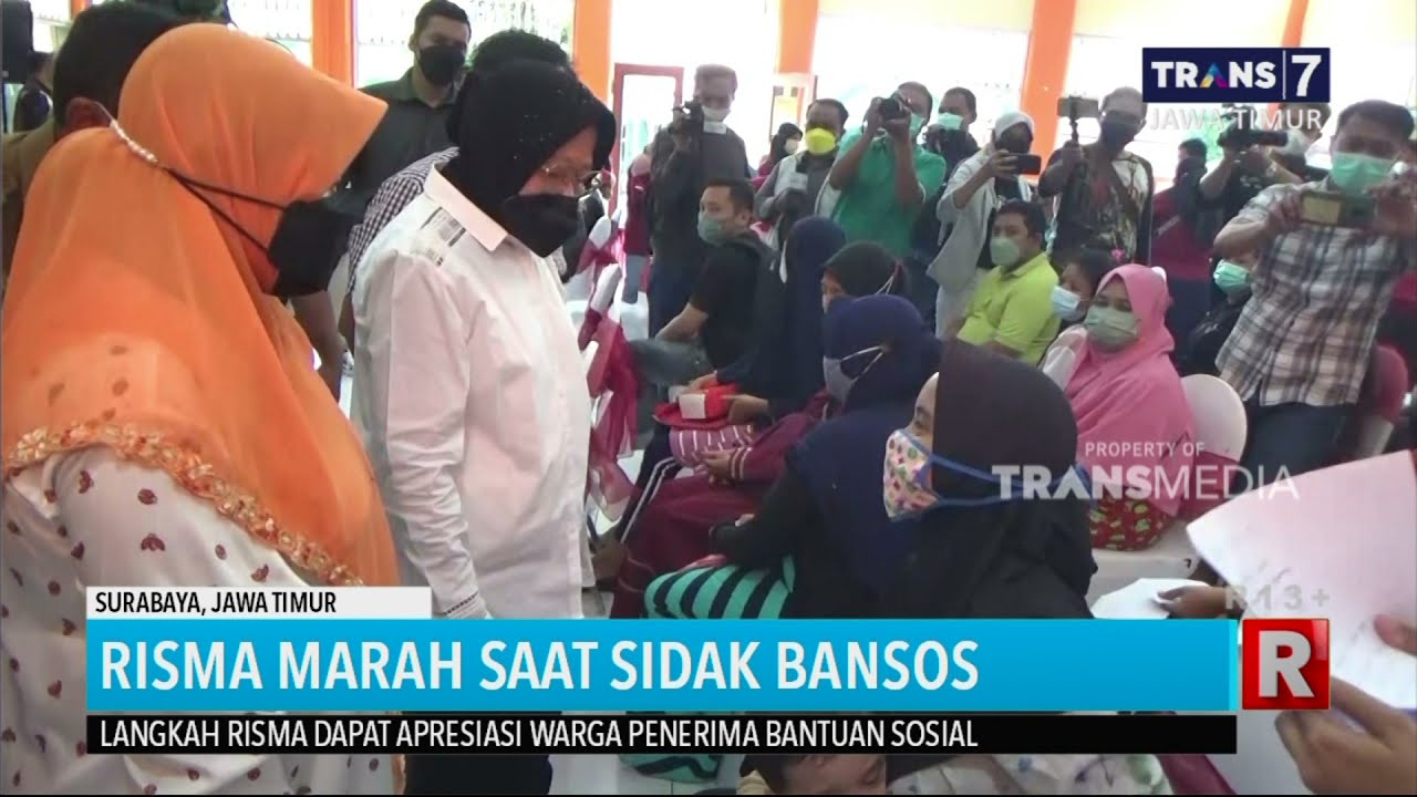Sidak Bansos, Mensos Risma Marah- Marah Lagi