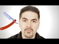 How to Shape Goatee with a Straight Razor