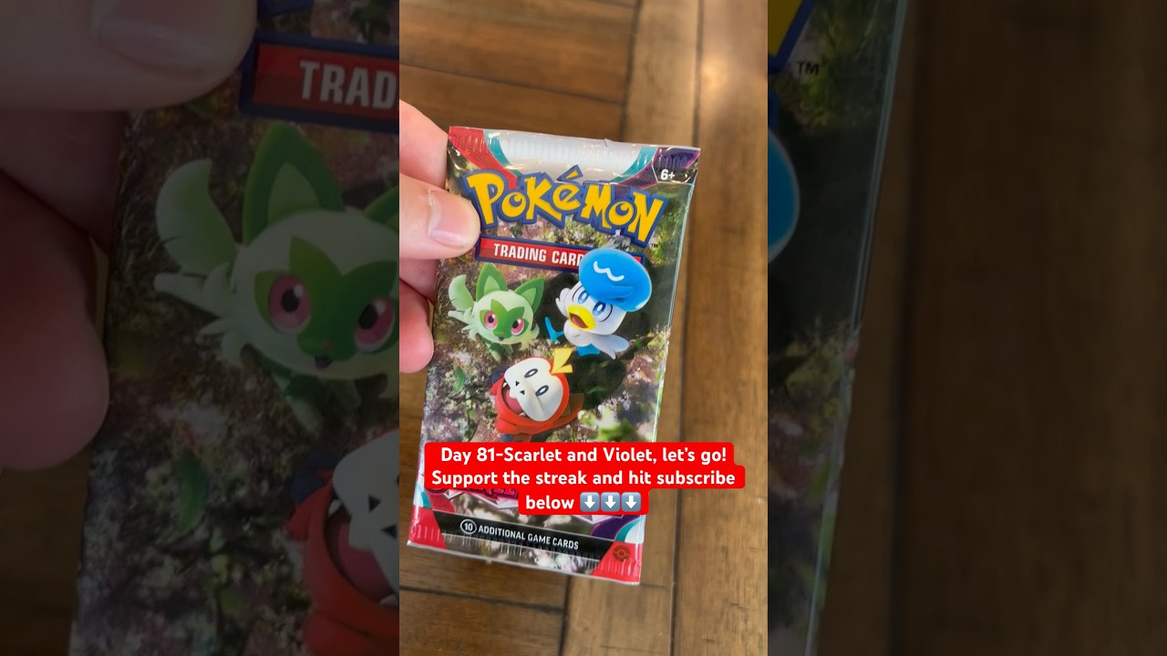 Day 81-Let’s Go Scarlet and Violet! 