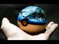 How to make a magical PokeBall with wood&resin