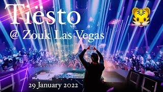 Tiësto (Live Set) @ Zouk Nightclub Las Vegas - 29 January 2022 - Lunar New Year 🐯 Best VIP Services