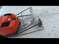 Отвал для уборки снега на снегоход Буран РМ-640