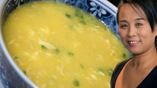 Chicken & Sweetcorn Soup  Chinese Style Cooking Recipe