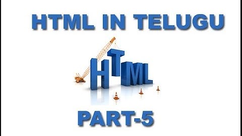 Html in Telugu About Link Part 5(www.timecomputers.in)