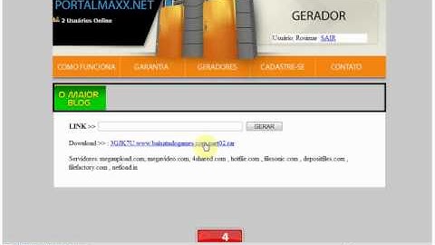 gerador megaupload megavideo 4shared hotfile filesonic netload depositfiles filefactory