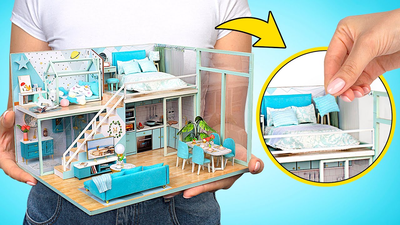 DIY Bedroom Miniature Soho Insert Showcase Doll House - China DIY