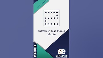 Pattern TWO | Code-Print ONE pattern in less than a minute #shorts #patternshorts #patternprograms