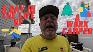 A Day in the Life of a Work Camper #fulltimervlife #campingadventures #workcamping #travel #koa