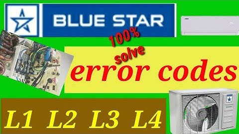 Blue Star inverter AC L3 error code problem kaise set out Karen step bye step ine Hindi