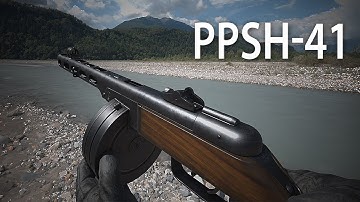 PPSh-41 Submachine Gun | Animated
