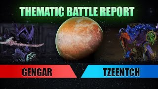 Tyranids  vs Tzeentch Daemons -10th Edition Warhammer 40k Thematic Battle Report
