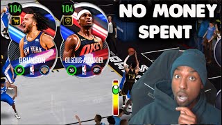 CLAIMING BOTH CONFERENCE SEMIFINAL GRANDMASTERS NO MONEY SPENT IN NBA LIVE MOBILE SEASON 8!