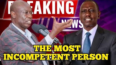 Gachagwa Gives Three Reasons Why Ruto Must Go Before  Next Election