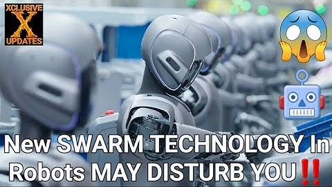 New SWARM TECHNOLOGY In AI Robots MAY DISTURB YOU‼️😱🤖