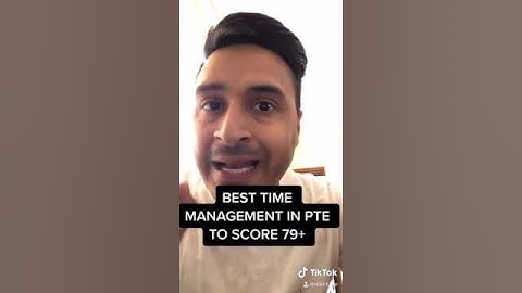 BEST PTE TIME MANAGEMENT TIPS AND TRICKS BY NIKHIL TO SCORE 90 79 65 58 50 || PTE BY NIKHIL #shorts