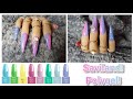 HOW TO: VERTICAL OMBRE POLYGEL| COTTON CANDY DESIGN| BUTTERFLIES| SAVILAND POLYGEL!