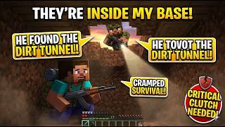 I Built a 3D Base... But an AK47 Pro HUNTED Me! (Part 1) 🏠🎯