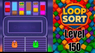 Loop Sort Level 150 Walkthrough Solution 