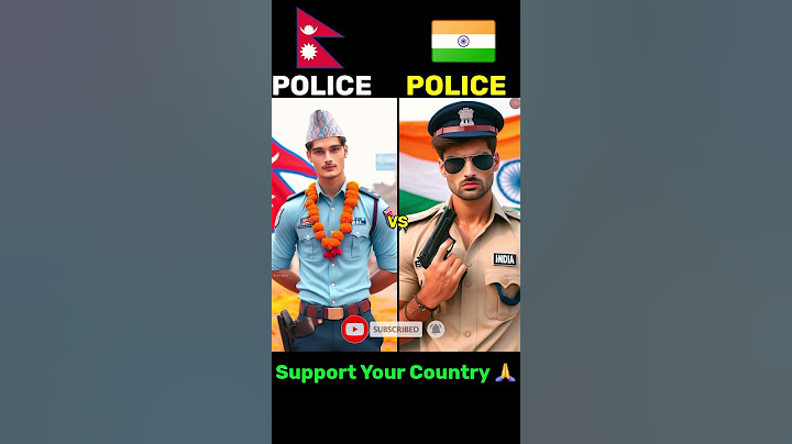 Nepali vs Indian Police 🚨 #nepal #india #police #viral #shorts