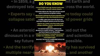 🌍 Near Extinction Events That Almost Wiped Out Humanity 😨 #youtubeshorts #mystery #darkfacts