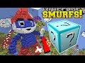 Minecraft: SMURFS HUNGER GAMES - Lucky Block Mod - Modded Mini-Game