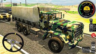 Army Transport Truck Uphill Driving - US Soldier Offroad Transporter Driver 3d: Android Gameplay screenshot 1
