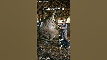 Giant Python Found in Barn! 😱🐍  헛간에서 발견된 거대한 비단뱀!  納屋で巨大ニシキヘビ発見！#dog #animalrescue #python