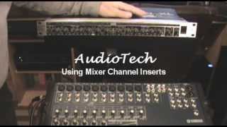 Using Mixer Channel Inserts - AudioTech
