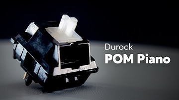 Durock POM Piano Sound Test with GMK, MT3 and SA Keycaps | Smooth POM!